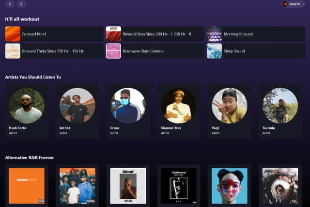 Spotify Clone image